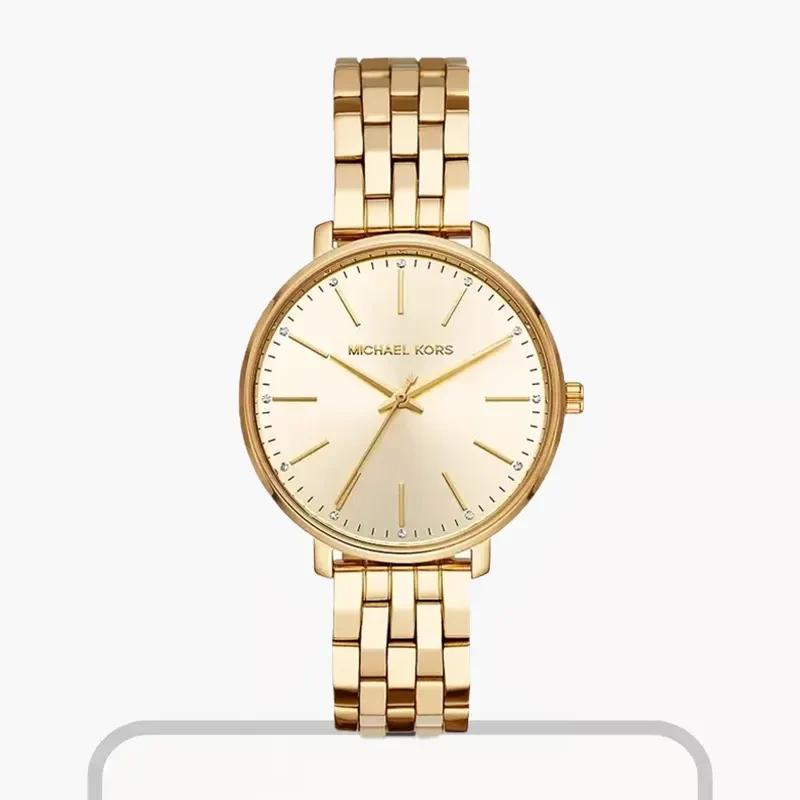 Michael Kors Pyper Quartz Gold-Tone Ladies Watch- MK3898